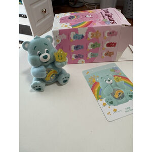 Care Bears Wish Bear Green Teal Used Authentic Pop Mart Figure Collectible